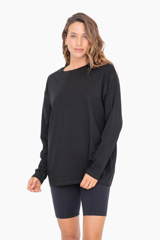 Organic Cotton Long Sleeve Crewneck
